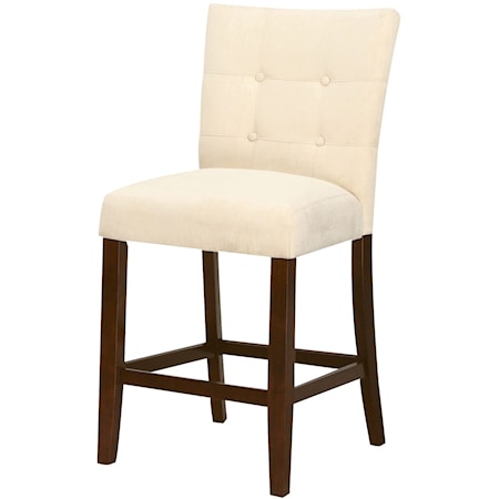 Set of 2 Counter Height Chair - Beige