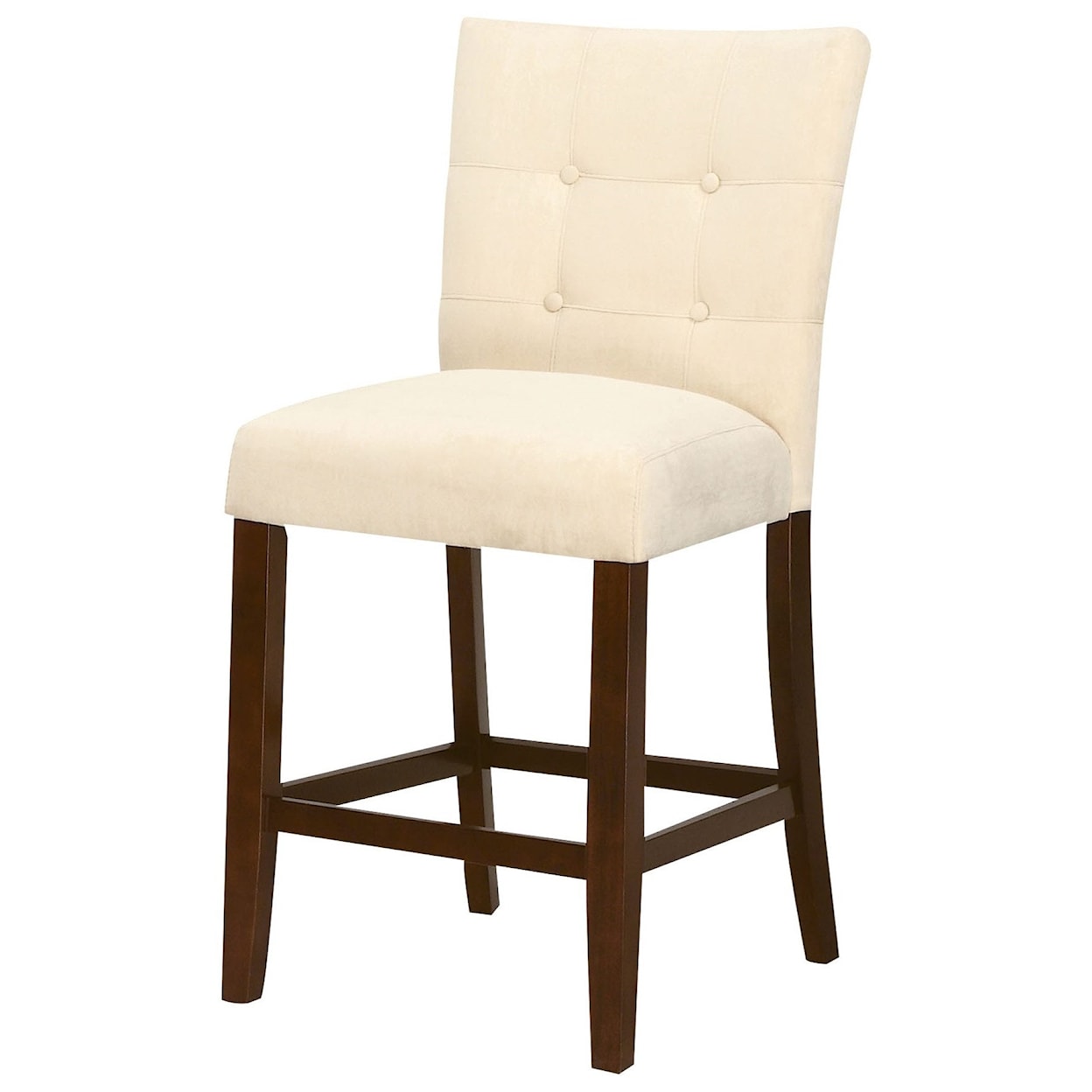 Acme Furniture Baldwin Set of 2 Counter Height Chair - Beige