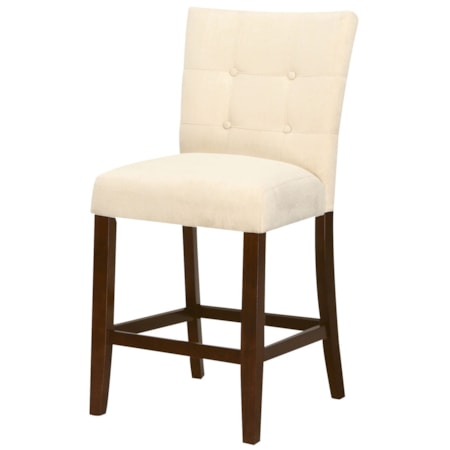 Set of 2 Counter Height Chair - Beige