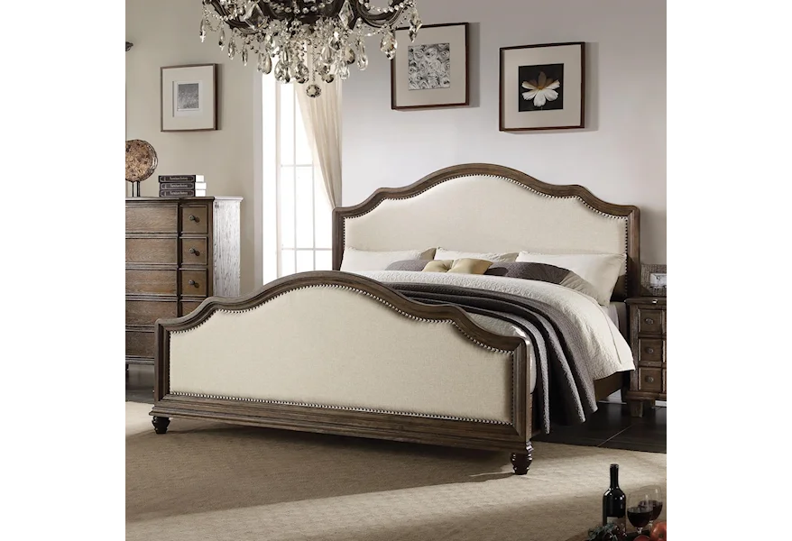 Baudouin King Bed by Acme Furniture at A1 Furniture & Mattress