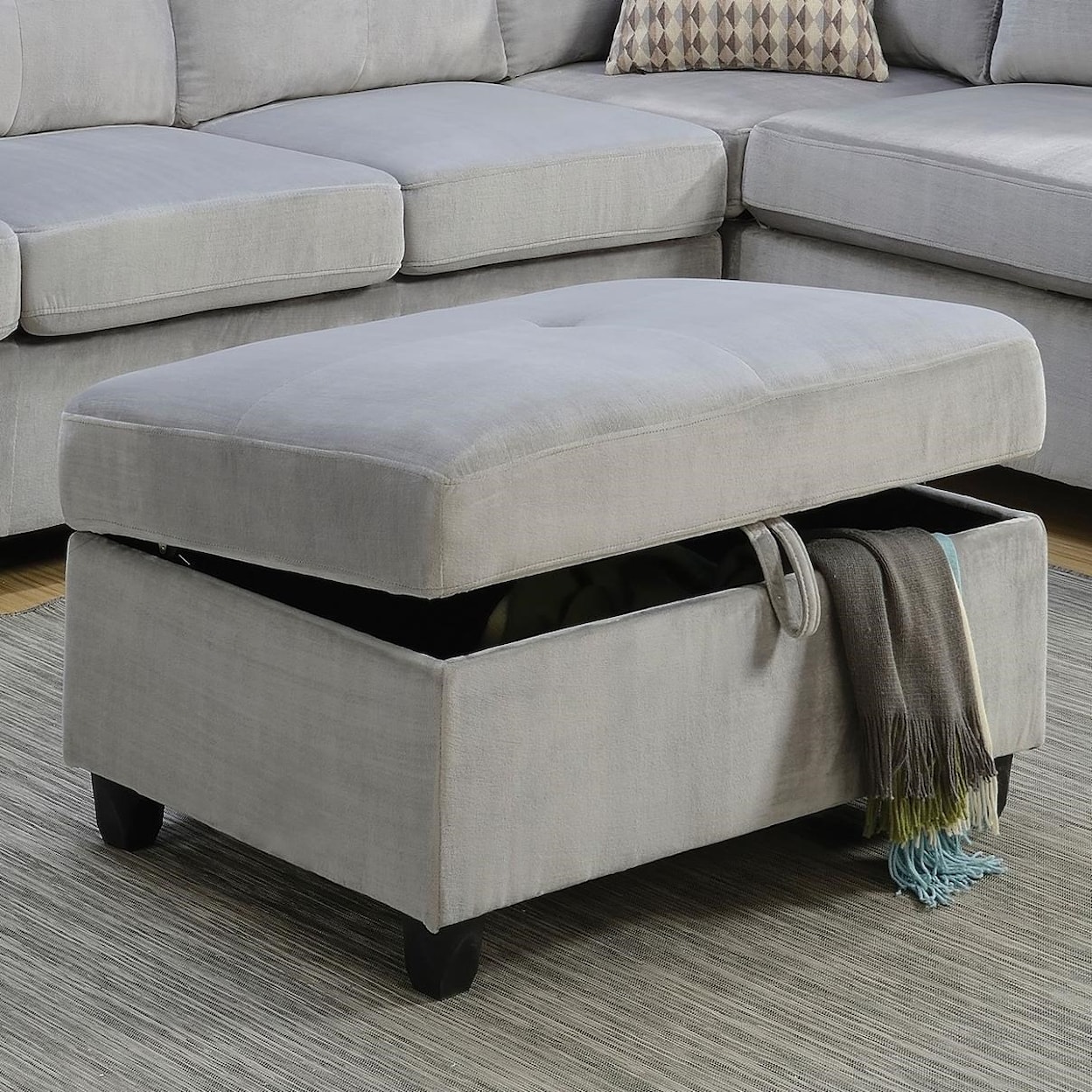 Acme Furniture Belville Ottoman