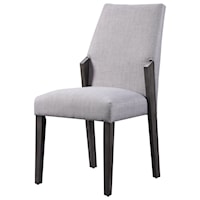 Gray Fabric Side Chair