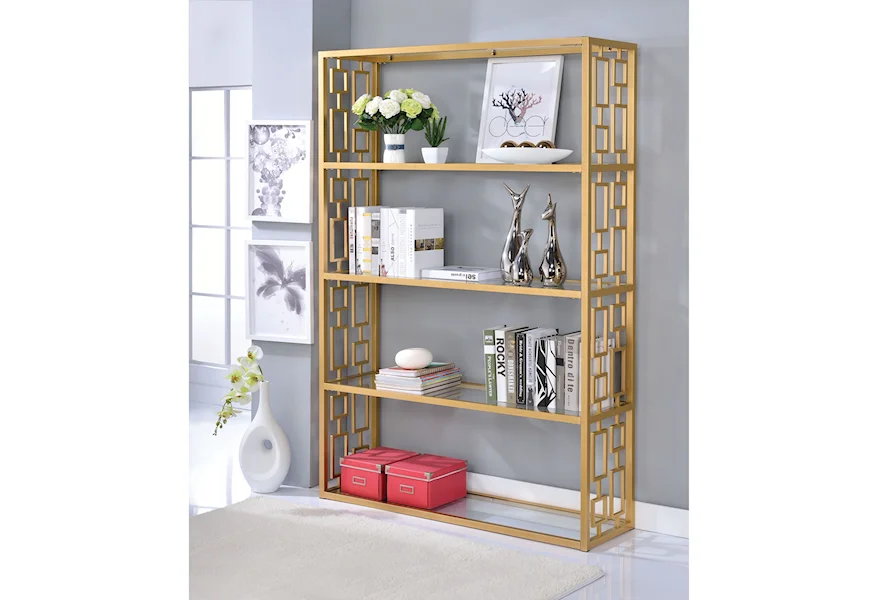 Blanrio Bookshelf by Acme Furniture at A1 Furniture & Mattress
