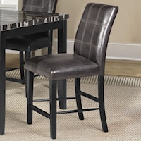 Contemporary Upholstered Counter Height Chair