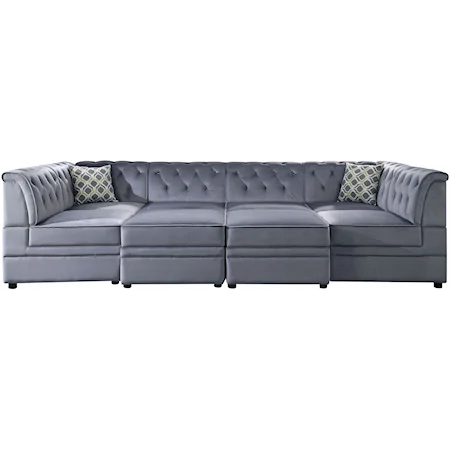 4-Seat Sectional Sofa w/ Storage