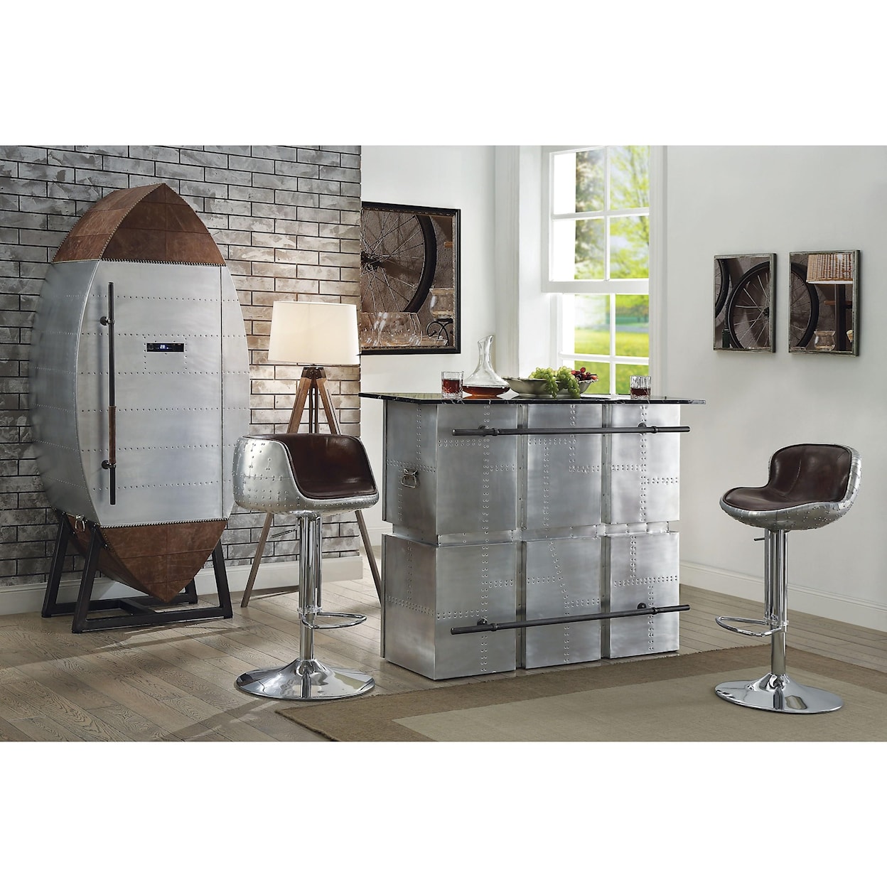 Acme Furniture Brancaster Wine Cooler Cabinet