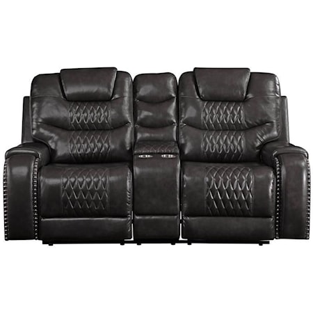 Reclining Loveseat w/Console