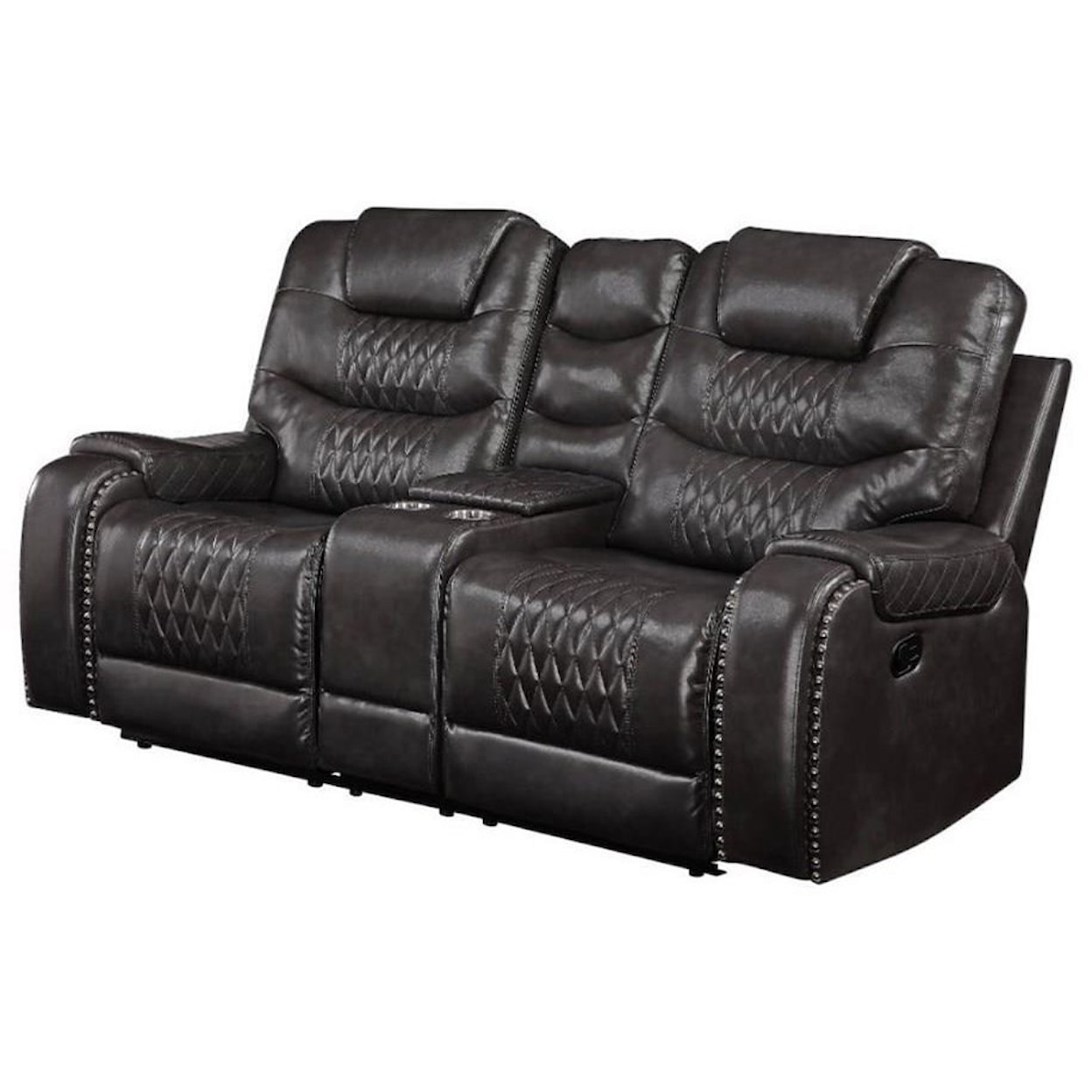 Acme Furniture Braylon Reclining Loveseat w/Console