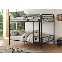 Metal Full over Full Bunk Bed