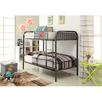 Metal Twin over Twin Bunk Bed