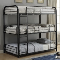 Metal Triple Full Bunk Bed