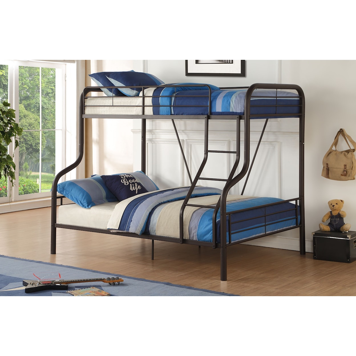 Acme Furniture Cairo Twin Over Full Bunk Bed