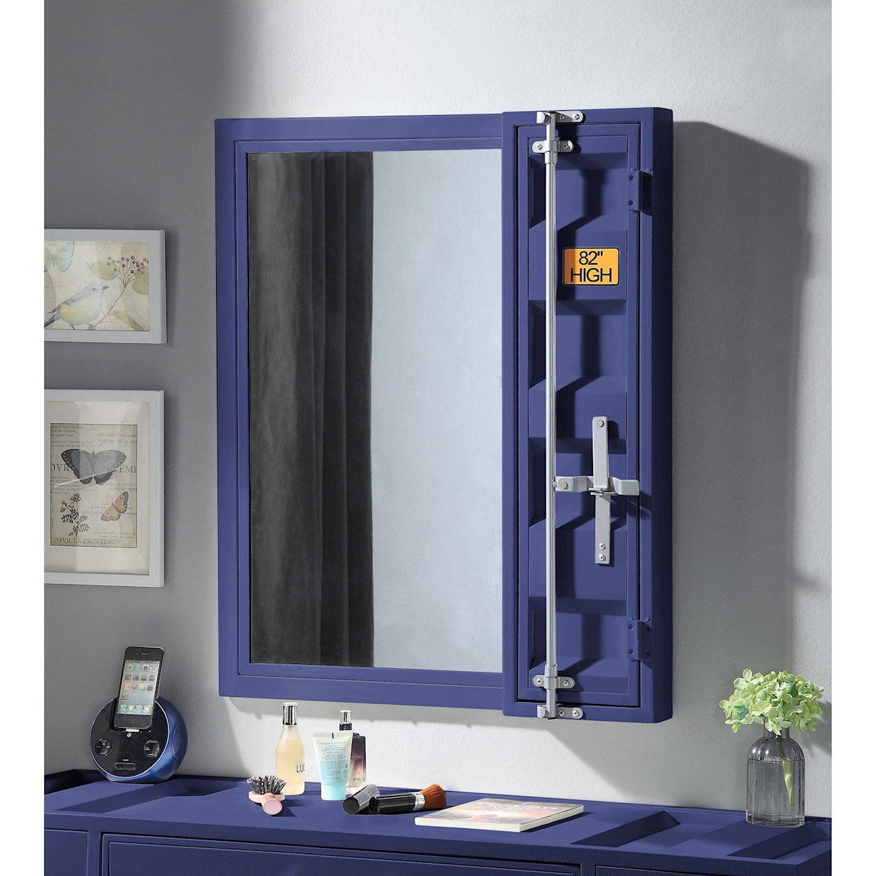 Acme Furniture Cargo Vanity Mirror