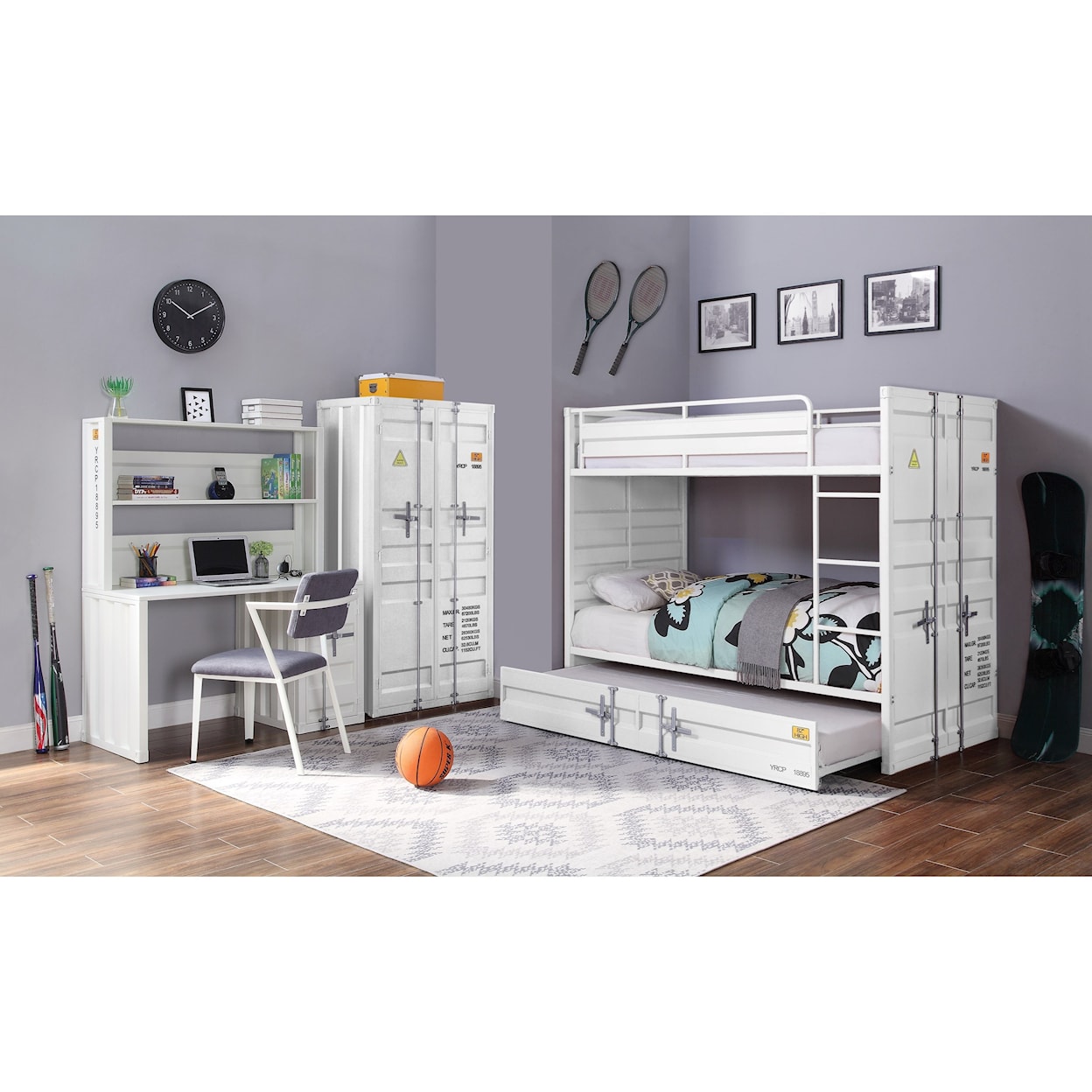 Acme Furniture Cargo Bunk Bed (Twin/Twin)