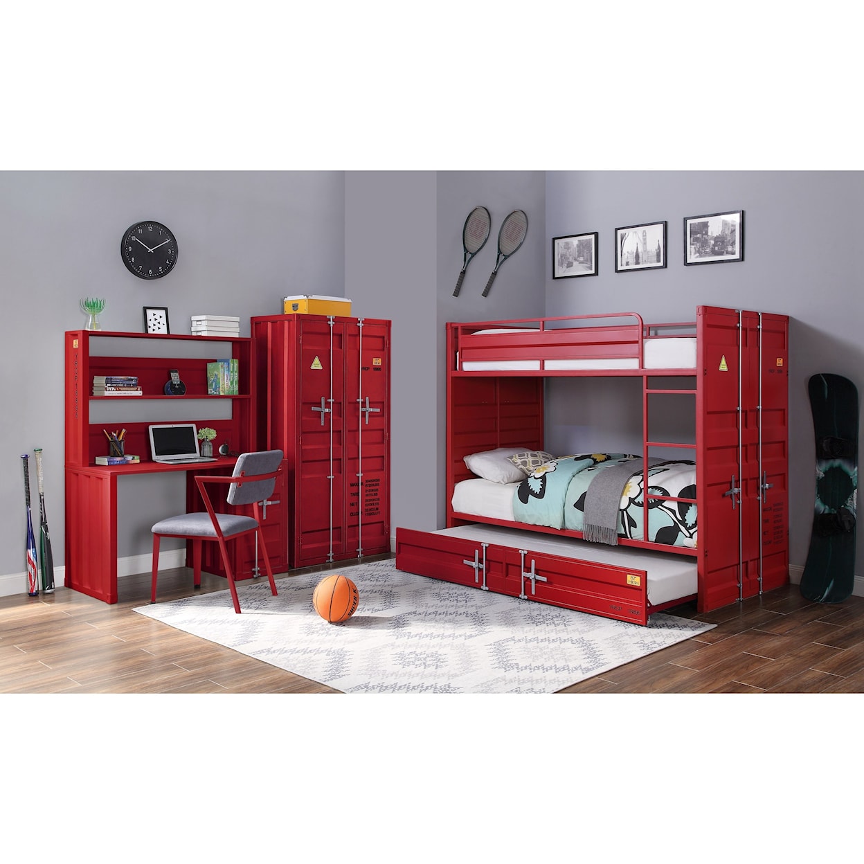 Acme Furniture Cargo Bunk Bed (Twin/Twin)