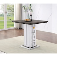 Counter Height Table with Container Style Look