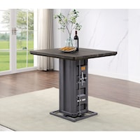 Counter Height Table with Container Style Look