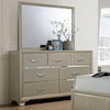 Acme Furniture Carine Dresser + Mirror Set