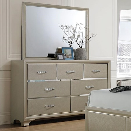 Dresser + Mirror Set