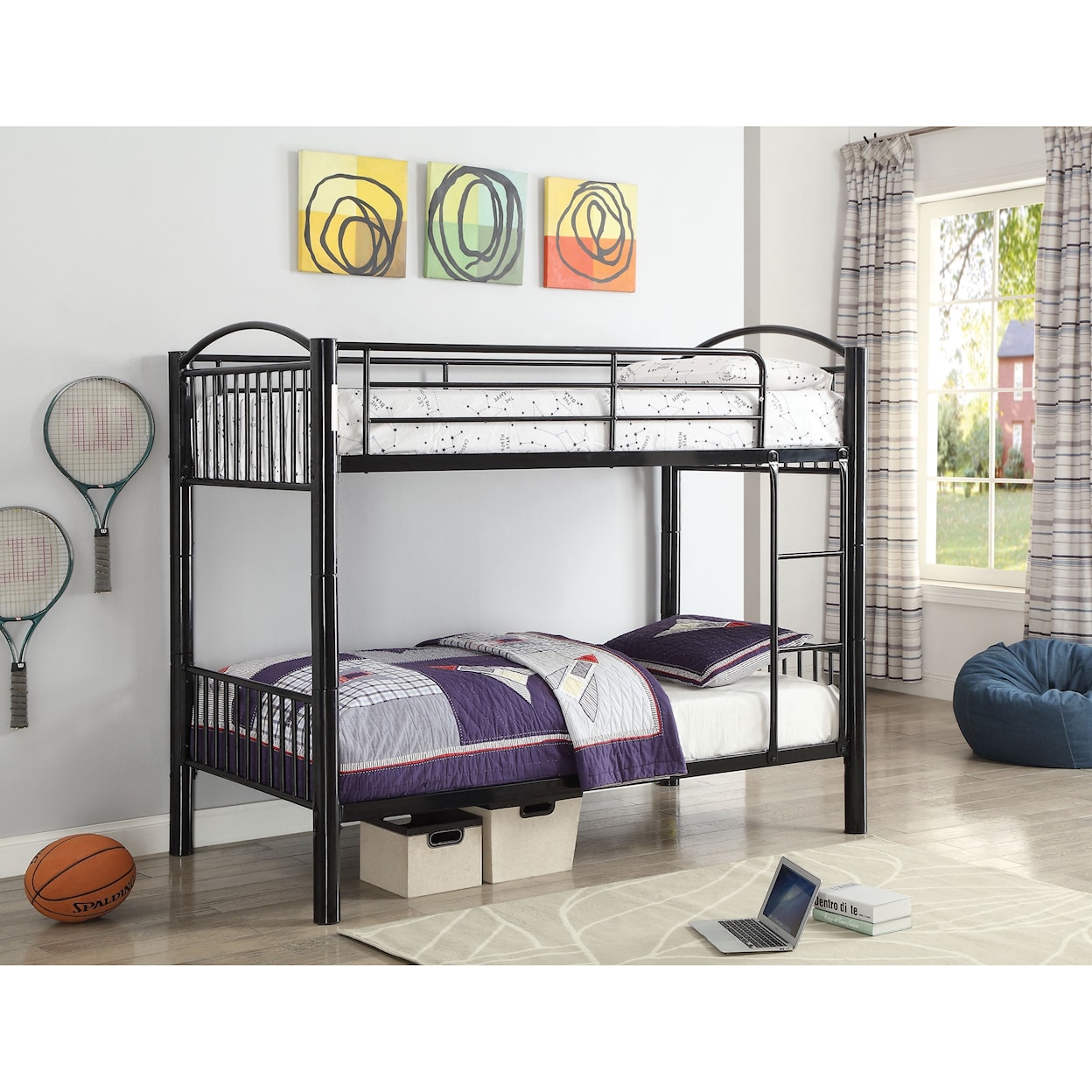 Acme Furniture Cayelynn Twin over Twin Bunk Bed