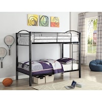 Metal Twin over Twin Bunk Bed