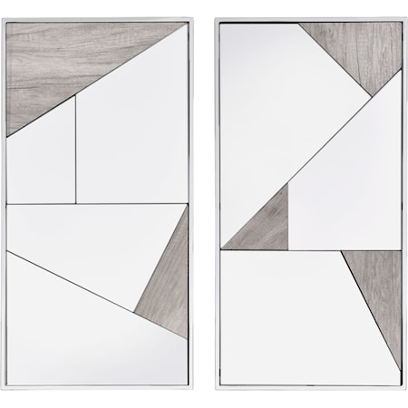 Accent Mirror (Wall) (Set-2)