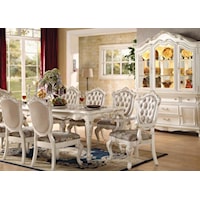 Pearl White Formal Dining Group