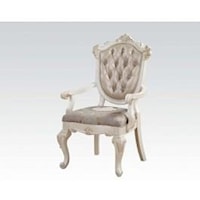 Pearl White Arm Chair