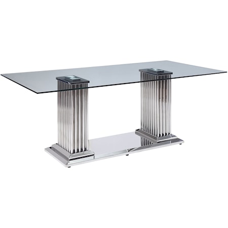 Dining Table w/Double Pedestal