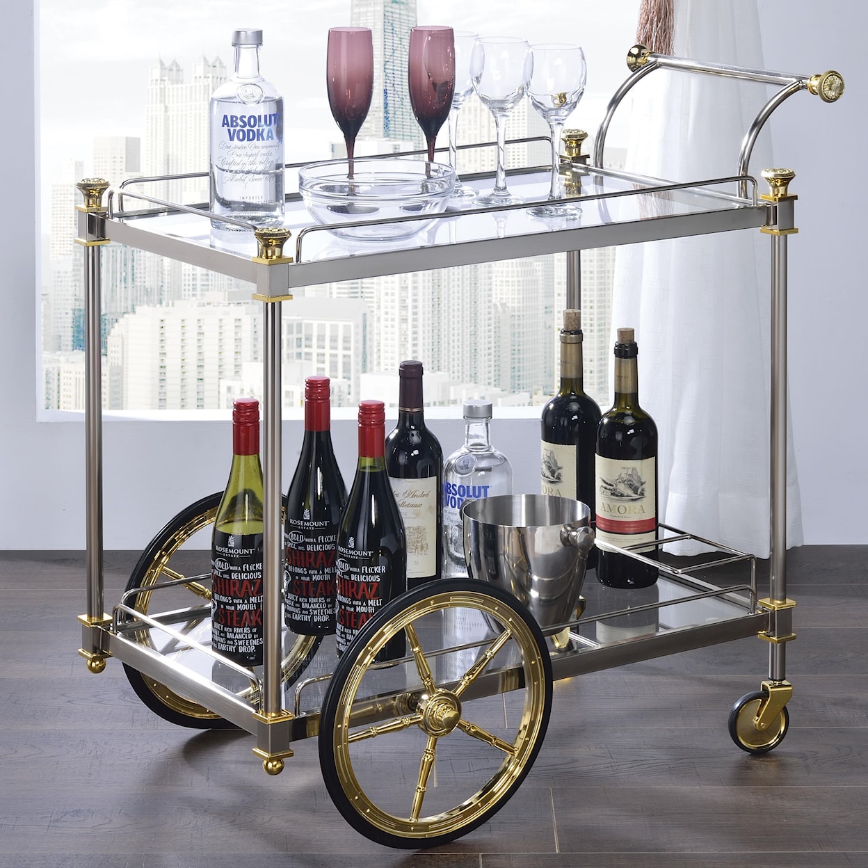 Acme Furniture Cyrus Serving Cart