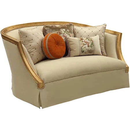 Loveseat w/5 Pillows