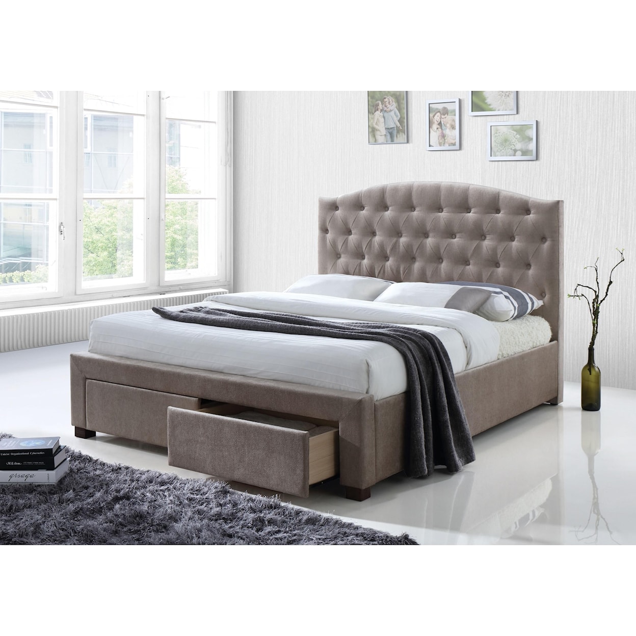 Acme Furniture Denise Eastern King Bed w/Storage