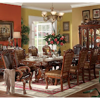 9 Piece Dining Table and Chair Set