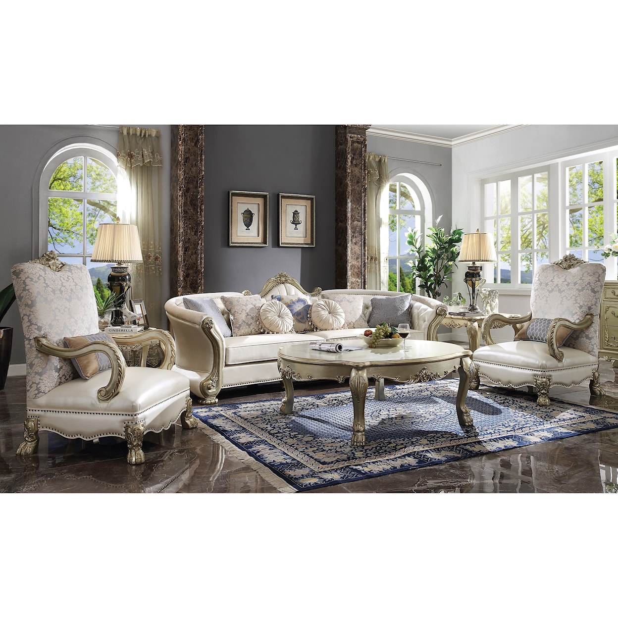 Acme Furniture Dresden II Sofa w/7 Pillows