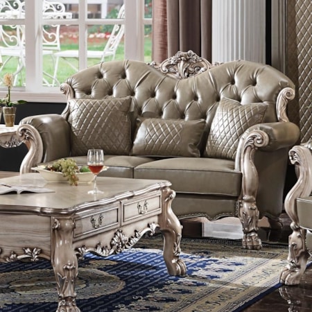 Loveseat w/ 3 Pillows