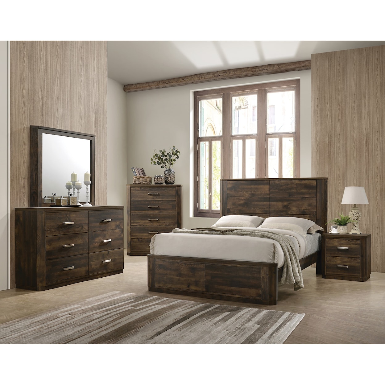 Acme Furniture Elettra 7pc Queen Bedroom Group