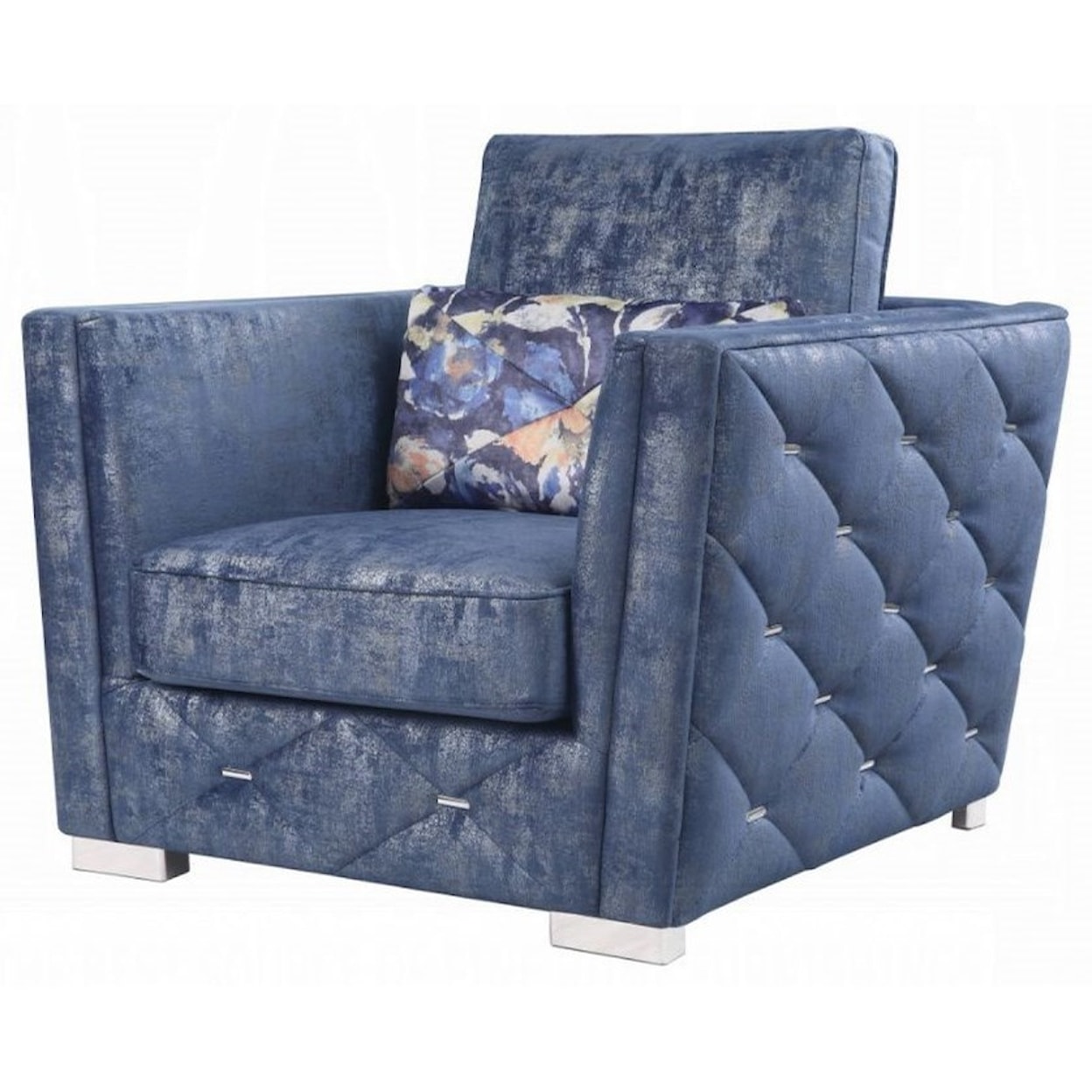 Acme Furniture Emilia Chair with 1 Pillow