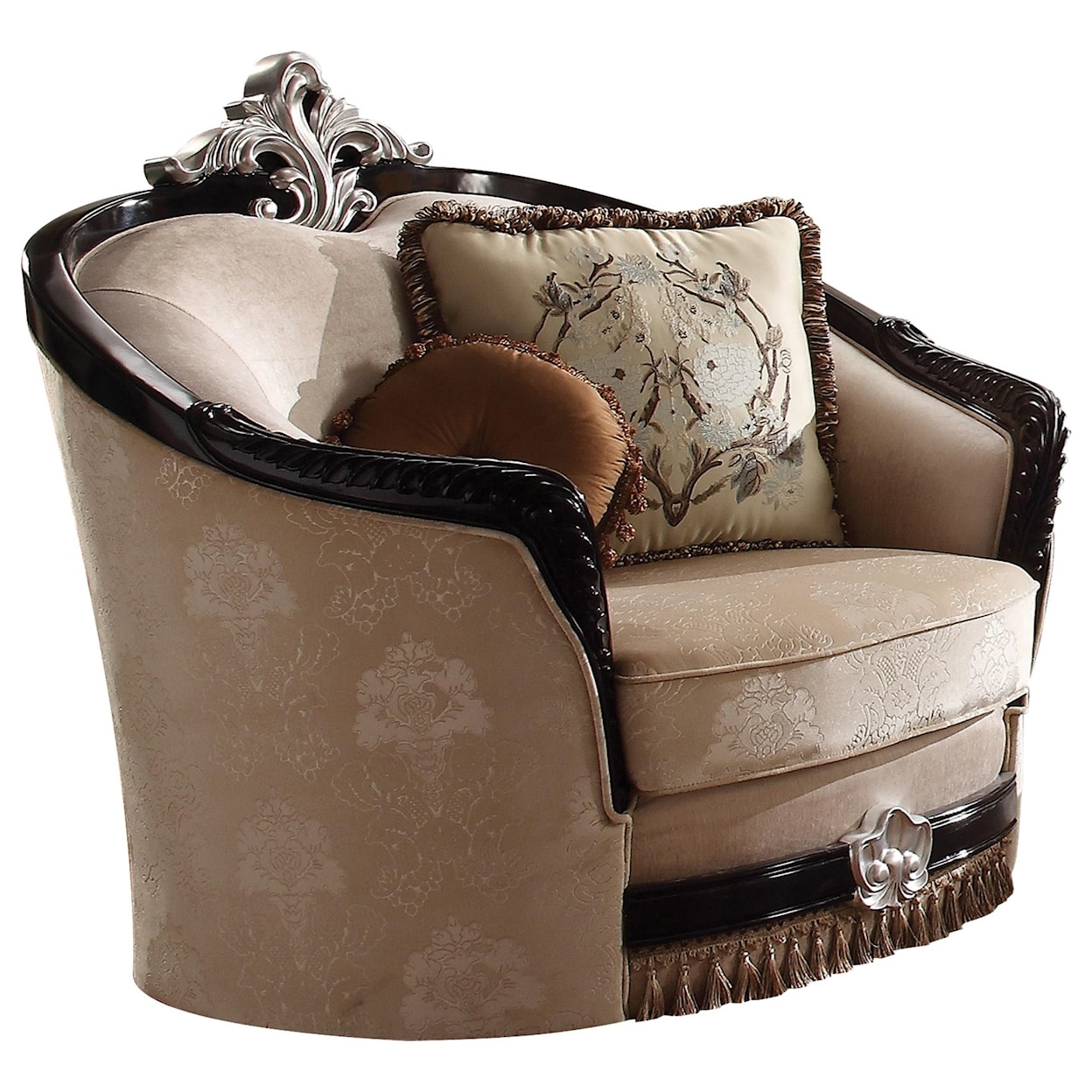 Acme Furniture Ernestine Chair w/2 Pillows