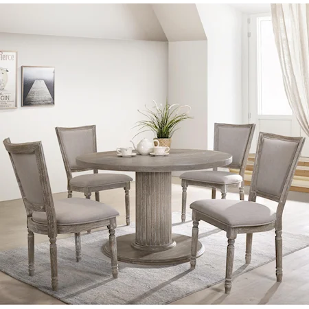 Round Table and Chair Set