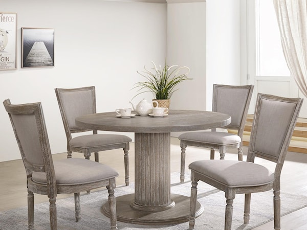 Round Table and Chair Set