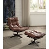 Acme Furniture Gandy Chair and Ottoman Set