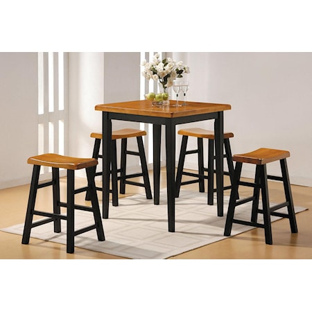 5-Piece Counter Height Dining Set