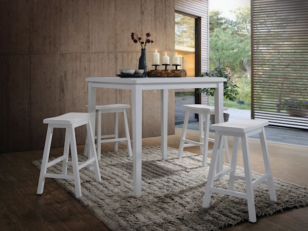 5-Piece Counter Height Dining Set