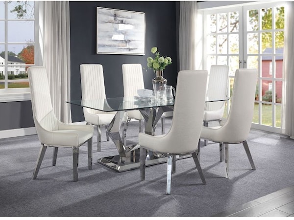 7-Piece Table and Chair Set