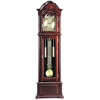 Dark Walnut Finish Grandfather Clock