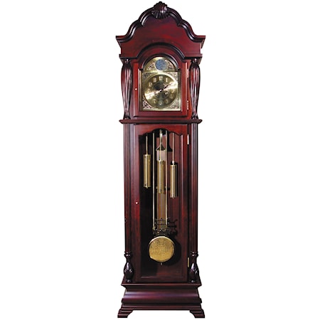 Cherry Bass Wood Grandfather Clock
