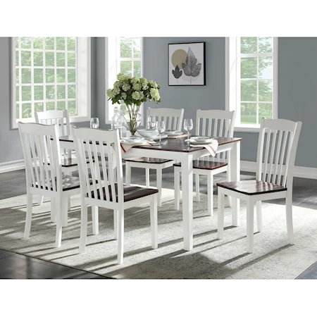 7Pc Pk Dining Set