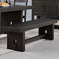 Transitional Dining Bench