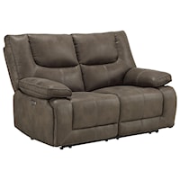 Casual Power Motion Loveseat with USB Charging