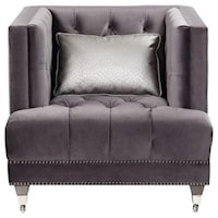 Glam Chair w/1 Pillow